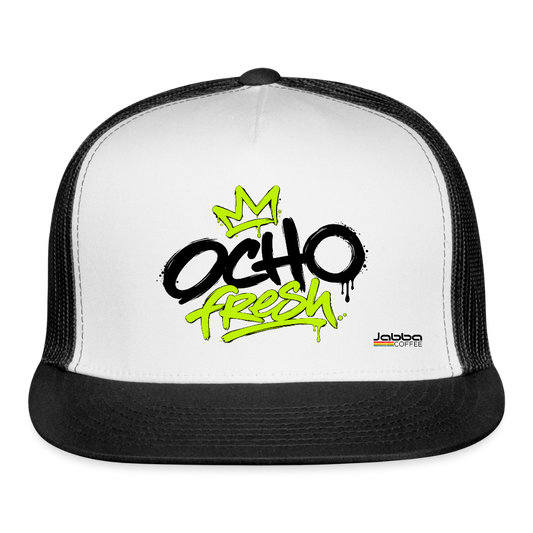Ocho Fresh Trucker Hat - white/black