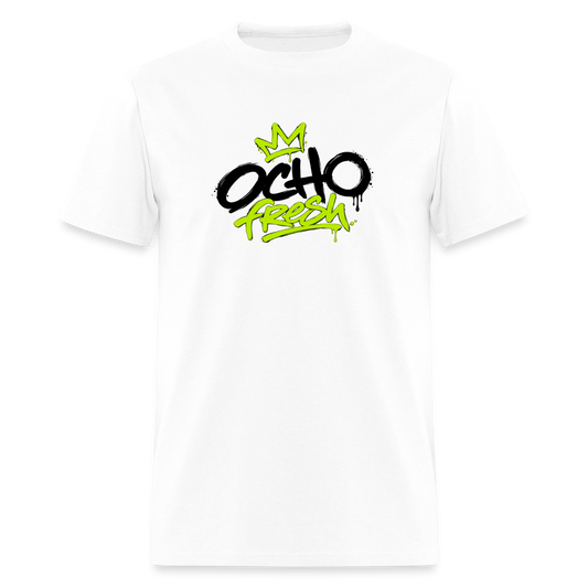 Ocho Fresh Men's T-Shirt | GILDAN 5000 - white