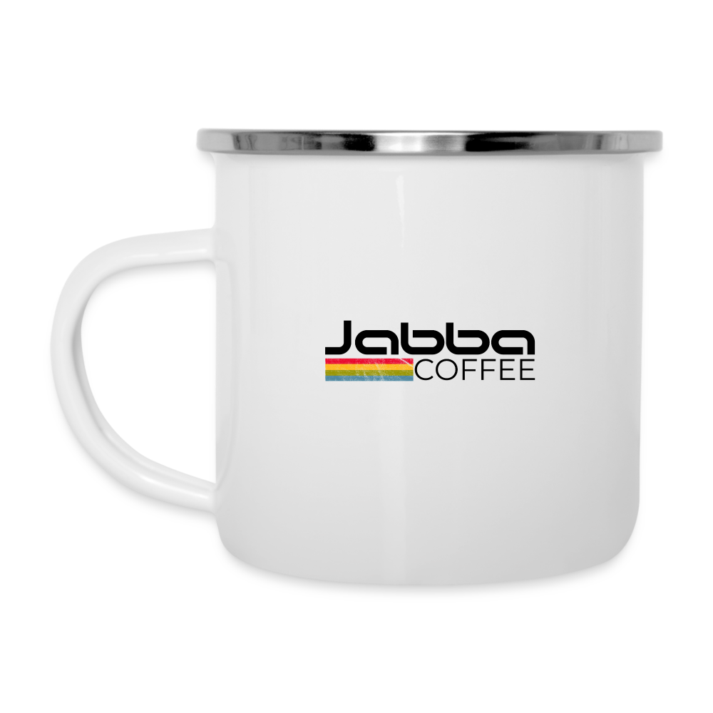 Burnt "Bean Juice" Reynolds Camper Mug - white