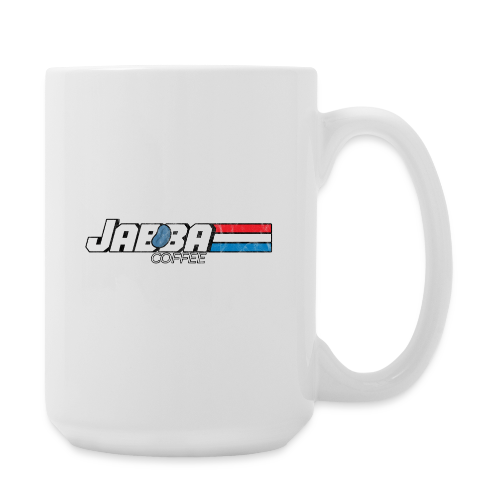 Jabba Nostalgia Classic 80s Hero Inspired Coffee/Tea Mug 15 oz - white
