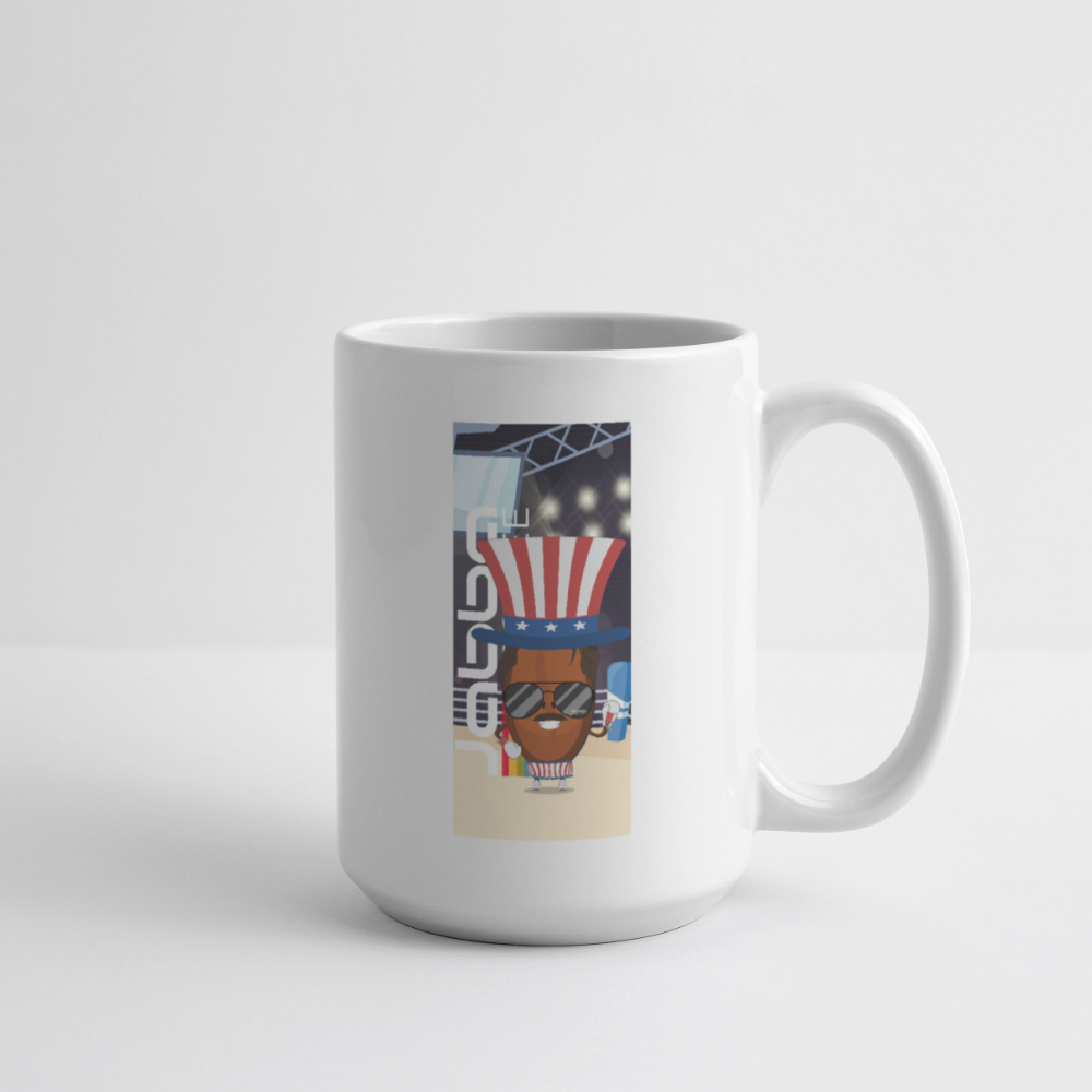 Burnt Reynolds Living In America Coffee/Tea Mug 15 oz - white