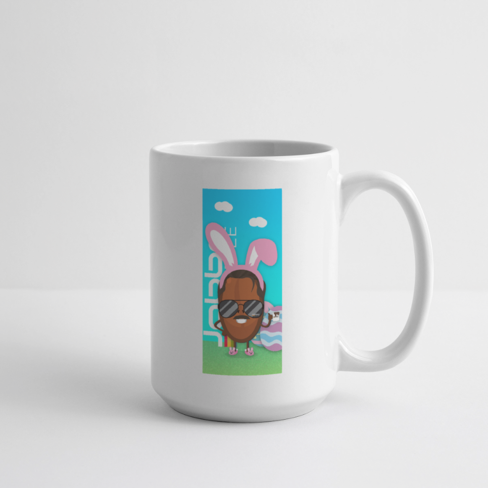 Burnt Reynolds Hopping for Coffee Coffee/Tea Mug 15 oz - white