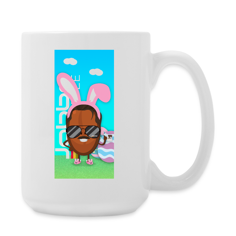 Burnt Reynolds Hopping for Coffee Coffee/Tea Mug 15 oz - white