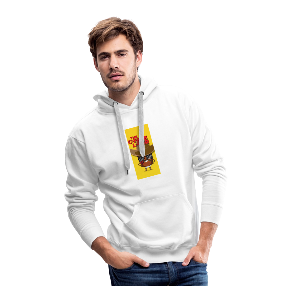 The Coffee Lover Heavy Blend Adult Hoodie - white