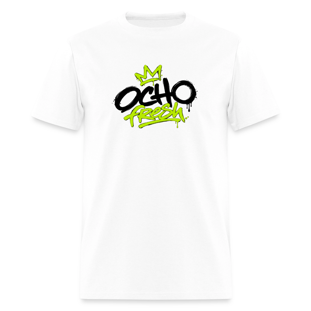 Ocho Fresh Men's T-Shirt | GILDAN 5000 - white