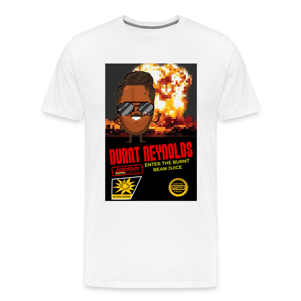 Burnt Reynolds - Enter The Burnt Bean Juice Men's Premium T-Shirt - white